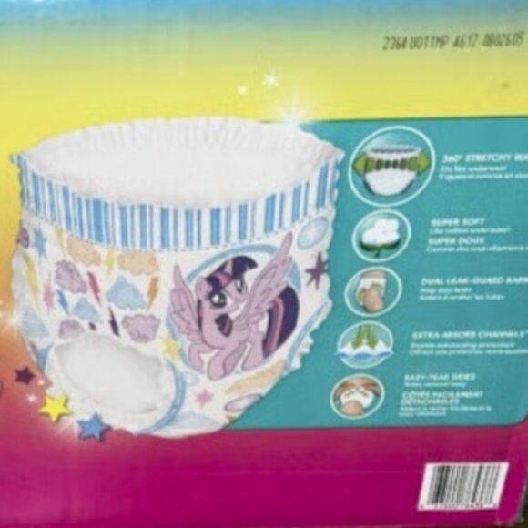 140 Pack Easy Ups Potty Training Underwear 2T-3T Pampers Boys Girls Multicolor - Picture 3 of 3